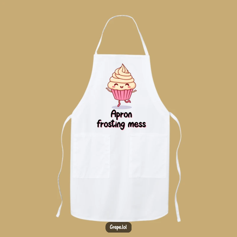 Funny Giggling Cupcake Apron: Bake with Joy and Laughter