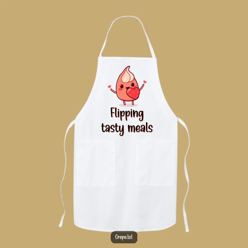 Funny Crepe Flip Apron - Delicious Kitchen Gear, Perfect Chef Funny Gift