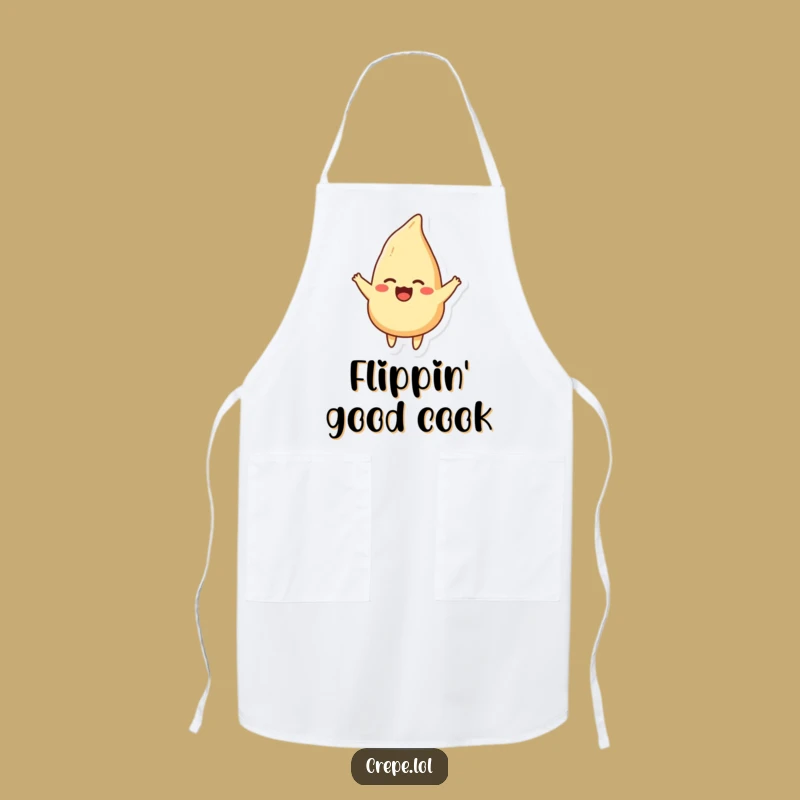 Funny Crepe Flip Apron - Kitchen Fun Gift!