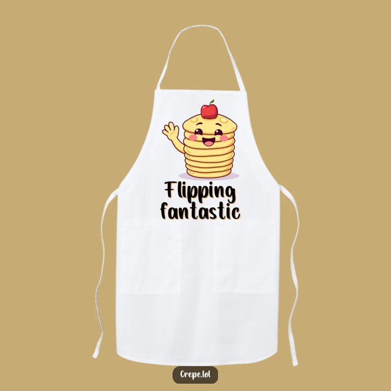 Funny Pancake Wave Apron: Cook with Cheer in This Breakfast Delight