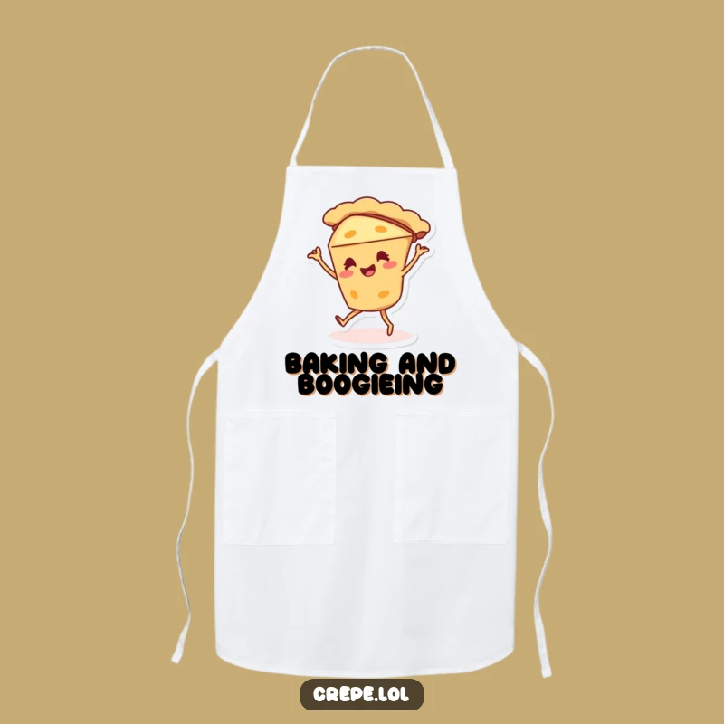Funny Pie Dance Apron - Silly Dessert Chef Character Wear