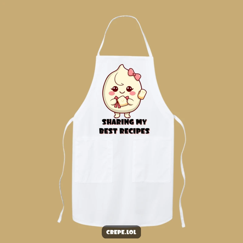 Funny Sharing Crepe Apron: Cook with Generosity & Giggles