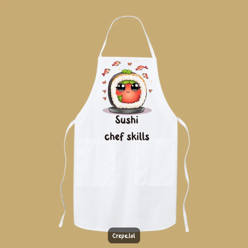 Funny Sushi Juggling Apron: Cook Up Laughs with Style