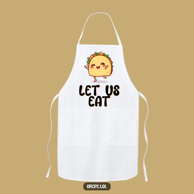 Funny Dancing Taco Apron: Hilarious Kitchen Wear for Fiesta Fun