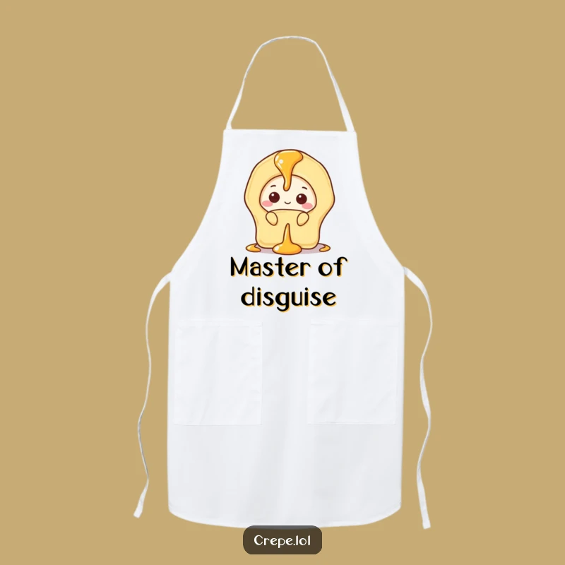 Funny Shy Banana Crepe Apron: Cook with Sweet Reserve