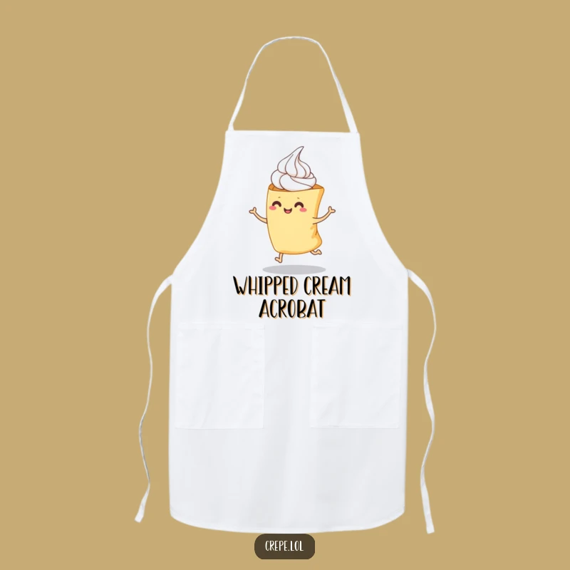 Funny Hopping Crepe Apron - Kitchen Fun for Dessert Makers Gift!