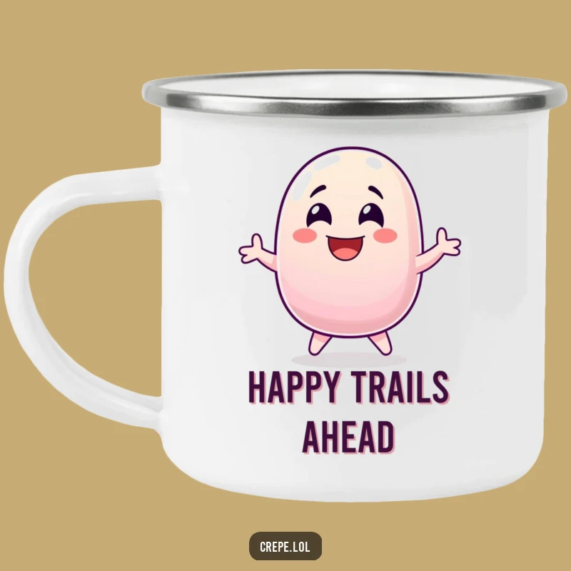 Funny Jellybean Jump Camping Mug: Hilarious Joyful Candy Adventure Gift