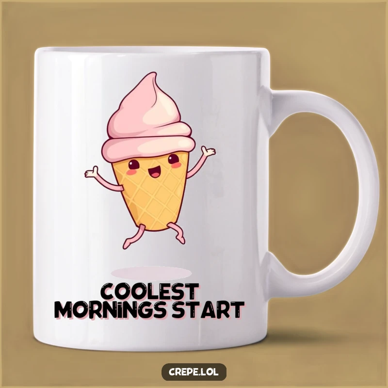 Funny Ice Cream Dance Mug: Adorable & Hilarious Treat Lover Gift