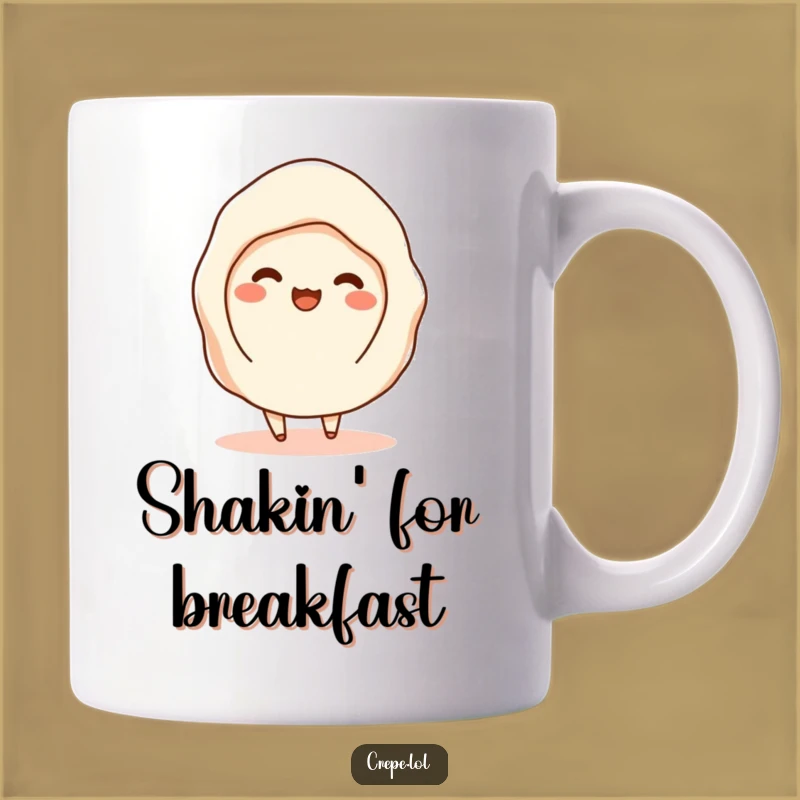 Funny Shimmy Crepe Mug - Hilarious Dessert Lover Gift!