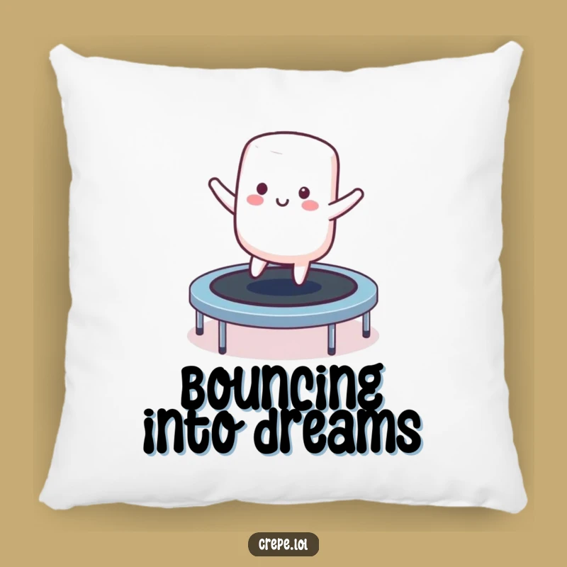 Funny Marshmallow Trampoline Pillow - Cozy Bouncing Cushion
