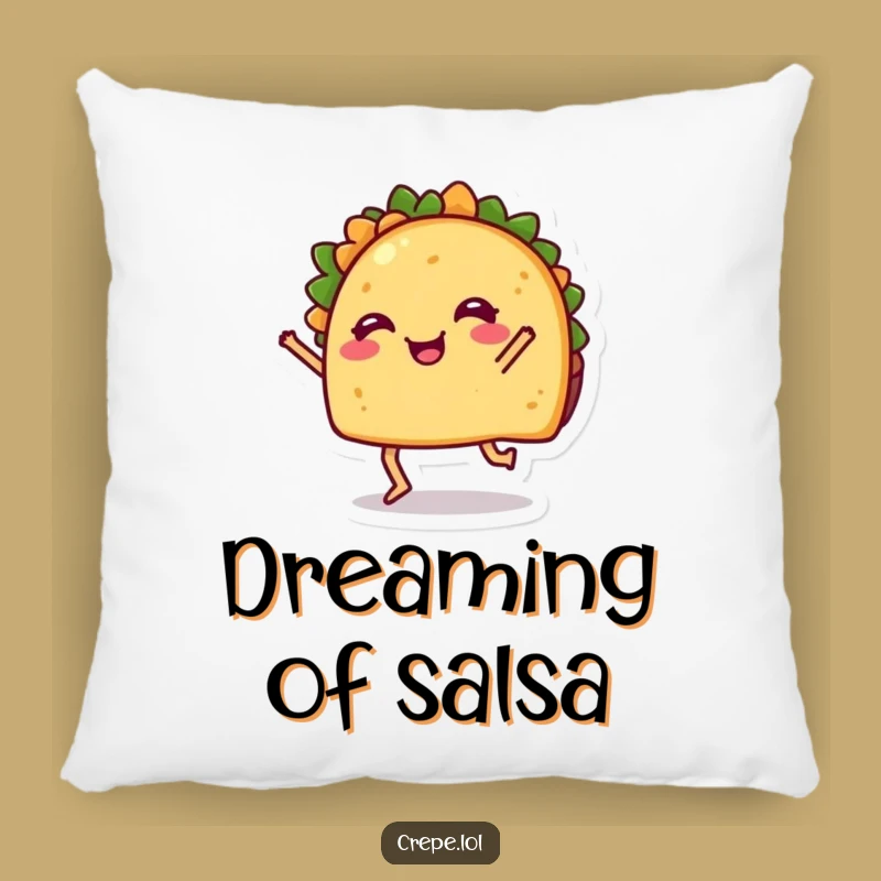 Funny Dancing Taco Pillow: Cozy & Hilarious Fiesta Comfort