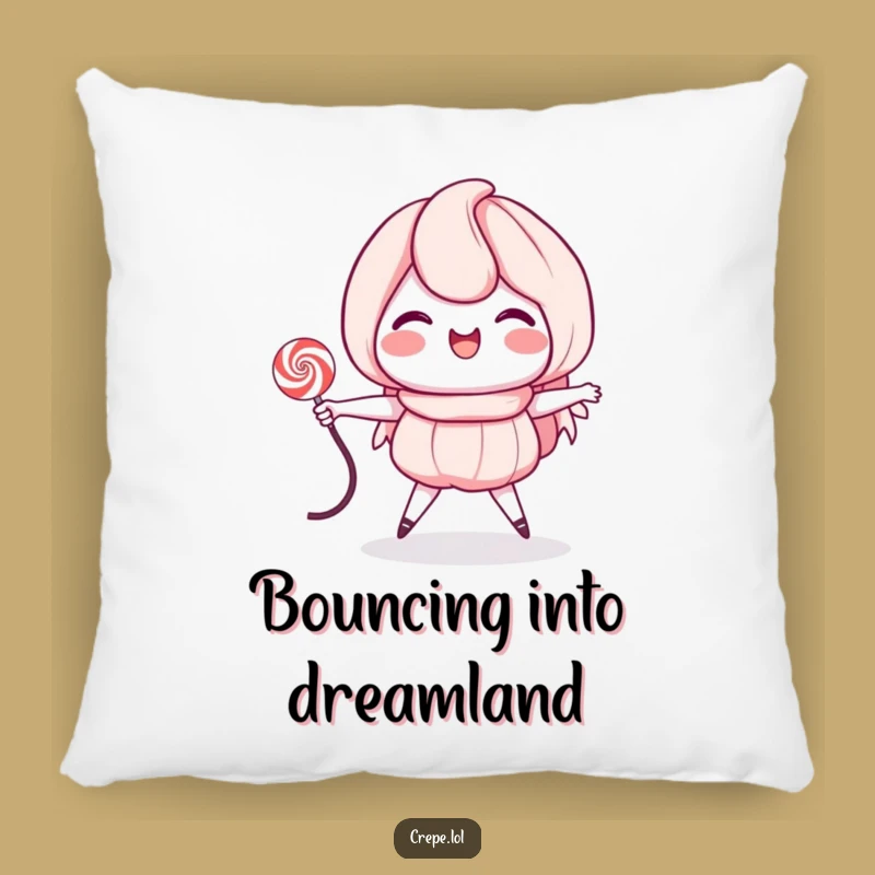 Funny Crepe Jumps Rope Pillow: Comfy & Hilarious Decor