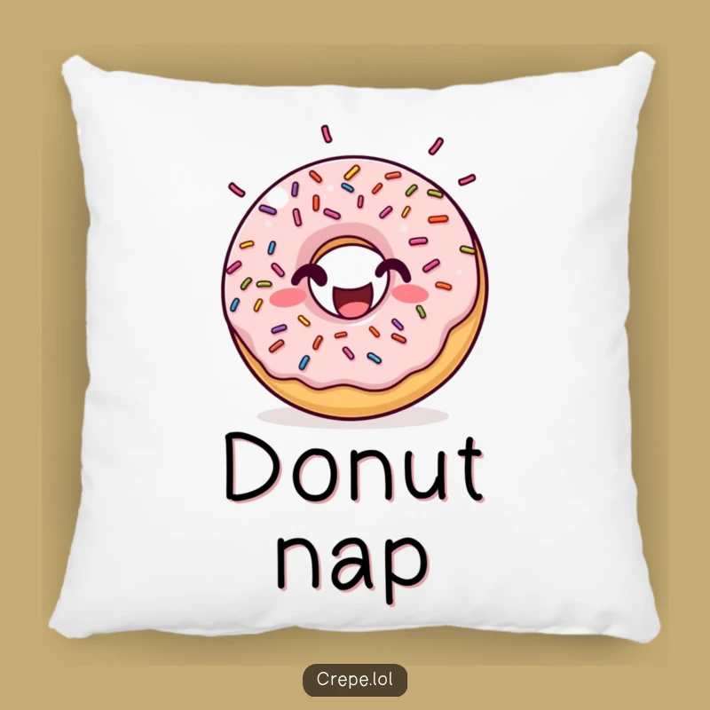 Funny Donut Sprinkles Pillow: Add Cozy Fun and Sweetness to Your Space