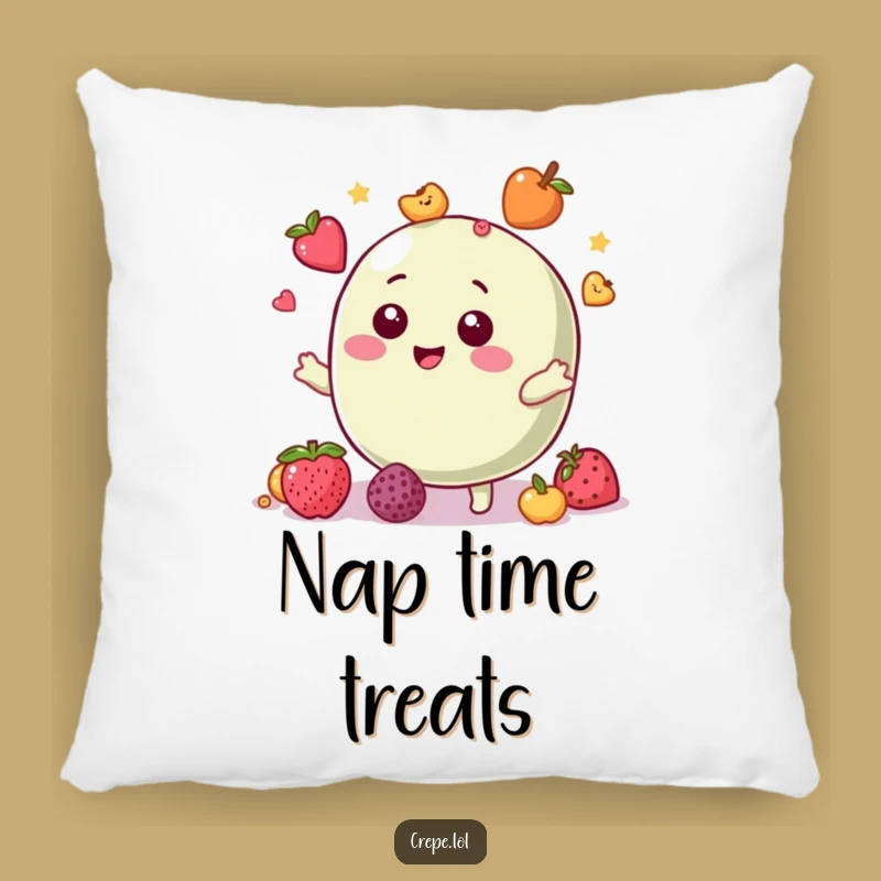 Funny Macaron Pillow: Cozy Juggling Fruit Cushion, Sweet Funny Gift!