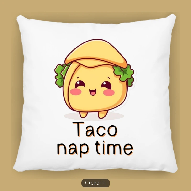 Funny Taco Hat Tip Pillow: Cozy Up with Hilarious Fiesta Comfort