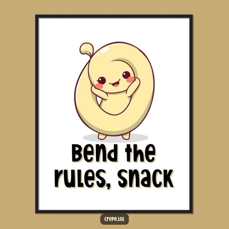 Funny Pretzel Pose Digital Art: Silly Twists for Instant Humor