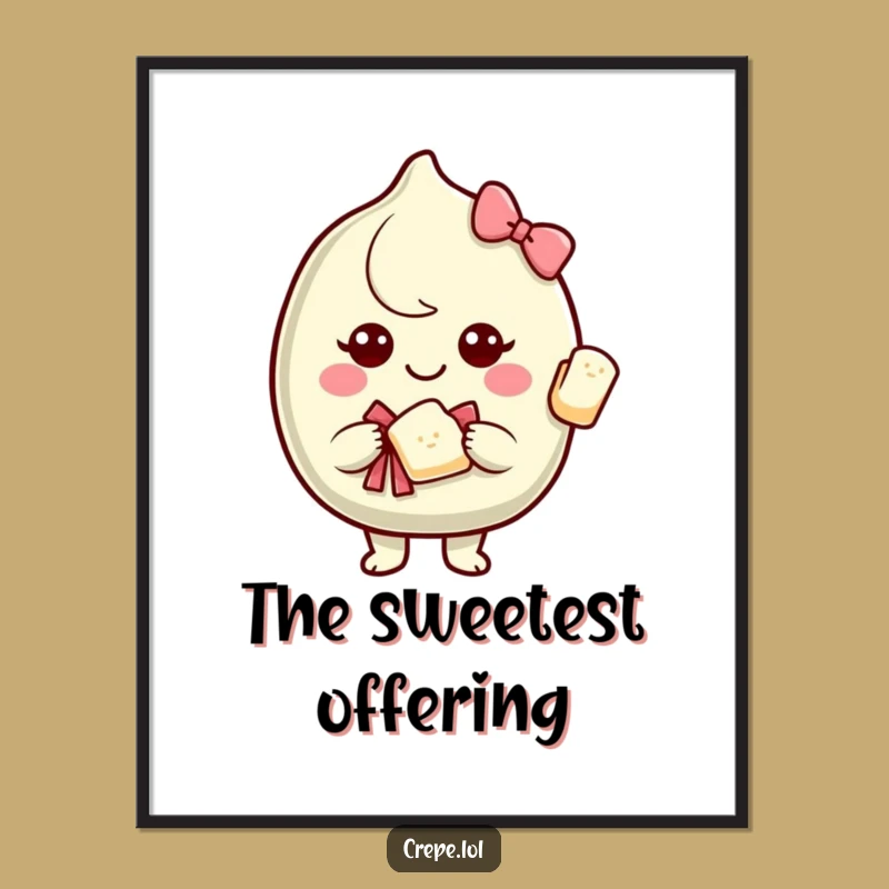 Funny Giving Crepe Digital Art: Instant Heartwarming Decor