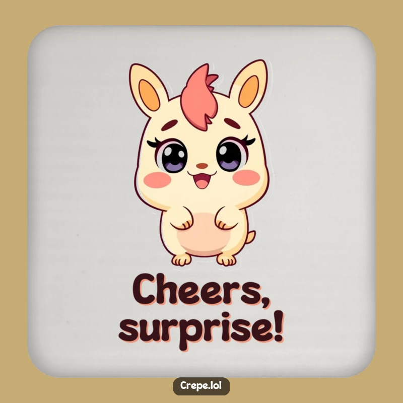 Funny Churro Coaster: Surprise Drink Protector, Perfect Funny Gift!