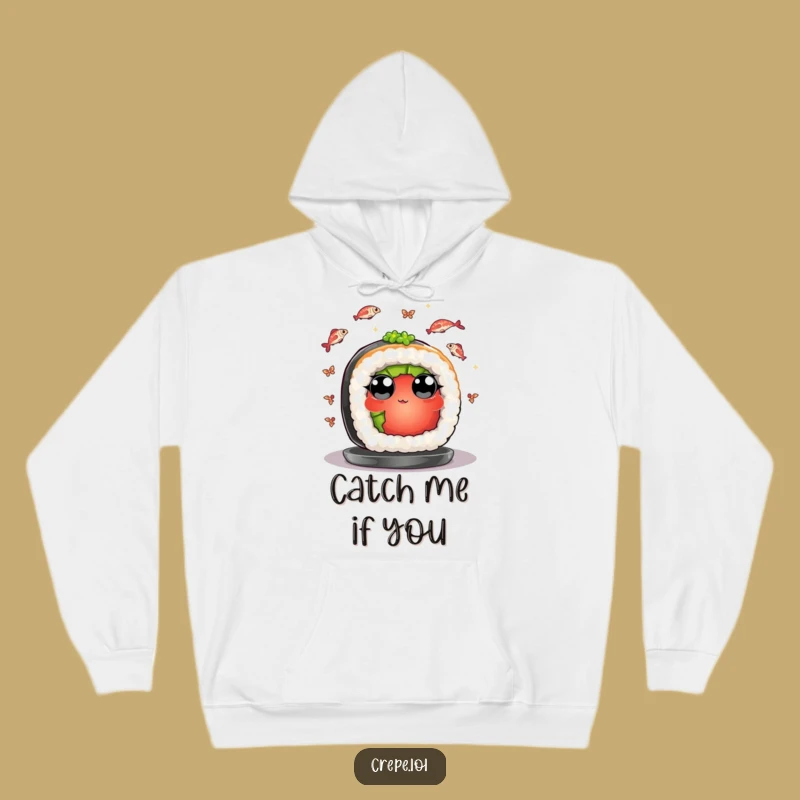 Cozy Funny Sushi Juggling Hoodie: Warmth Meets Hilarious Design