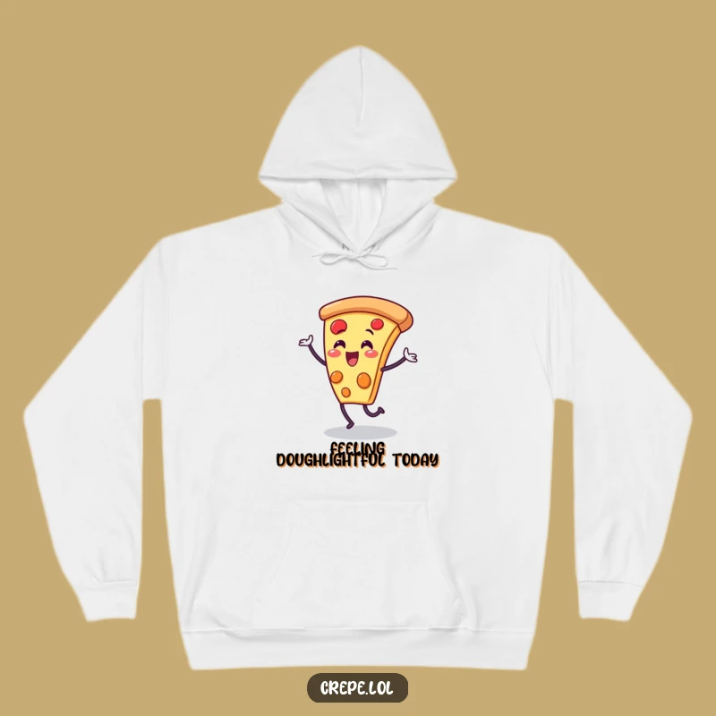 Cozy Funny Pizza Slice Dance Hoodie: Warm Up with Joyful Moves