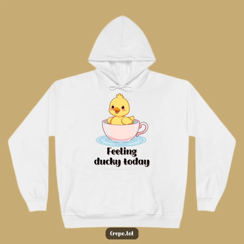 Funny Duckling Teacup Hoodie: Cozy Splashy Comfort