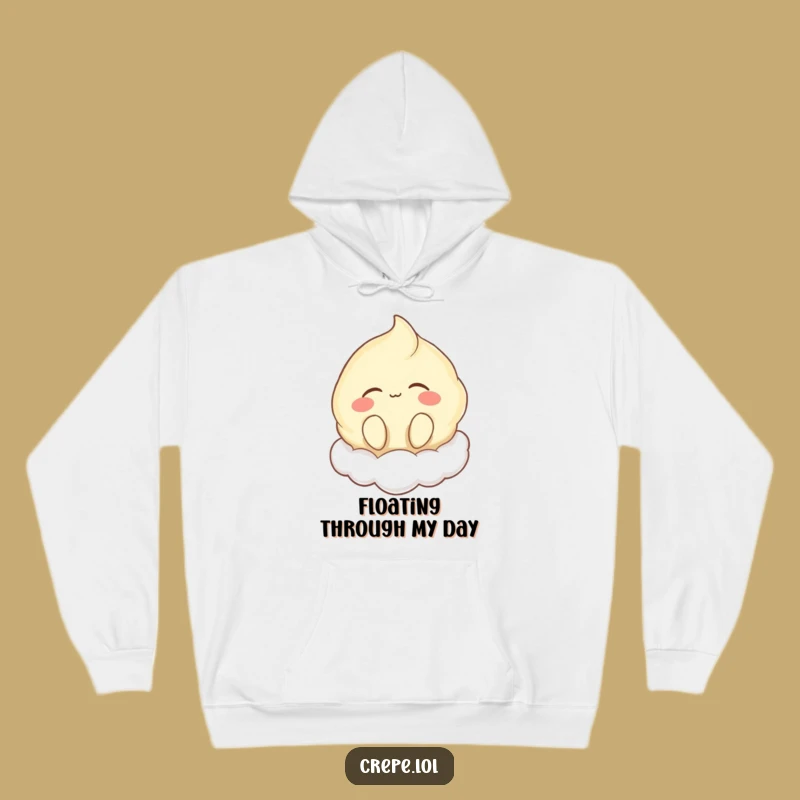 Funny Cloud Crepe Hoodie: Cozy Comfort for Dreamy Days