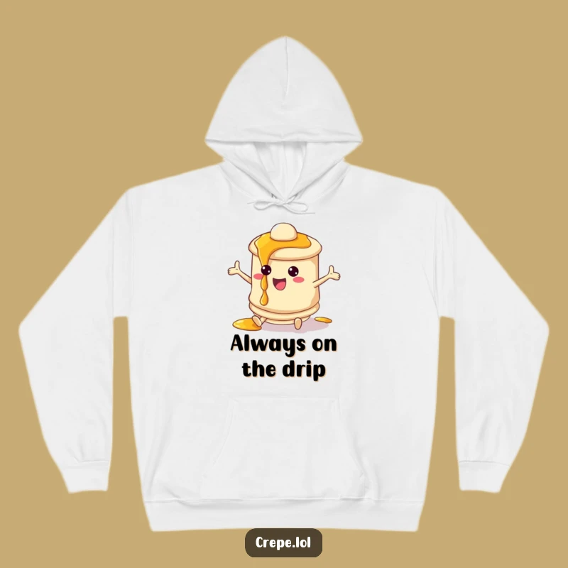 Funny Pancake Syrup Hoodie - Cozy Breakfast Character Sweatshirt