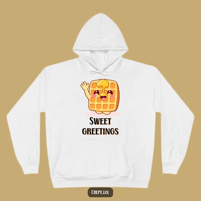 Funny Waffle Syrup Hoodie: Cozy Enthusiastic Breakfast Treat Gift