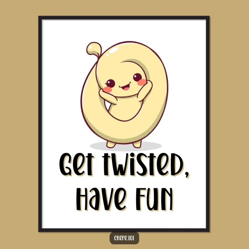 Free Printable Pretzel Wall Art: Funny Bendy Design Downloadable Art for a Quirky Space!