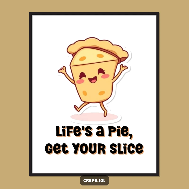 Free Printable Wall Art: Silly Pie Dance Downloadable Decor