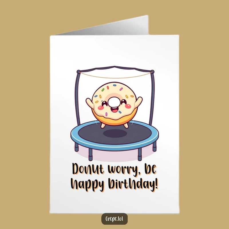 Free Printable Donut Birthday Card: Hilarious Bouncing Treat for a Fun Celebration