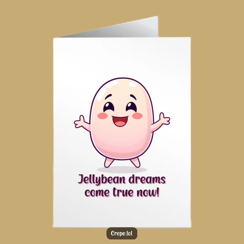 Free Printable Jellybean Jump Birthday Card - Hilarious Downloadable Gift for Sweet Celebrations