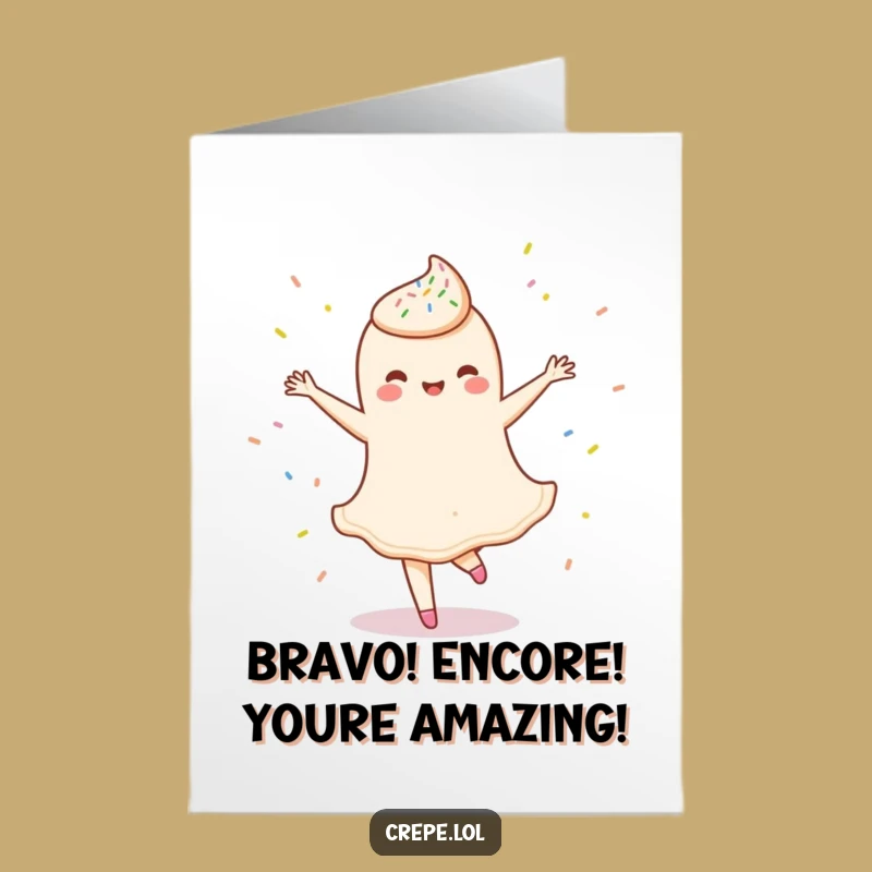 Free Printable Congrats Card: Twirling Crepe, Joyful Downloadable Celebration