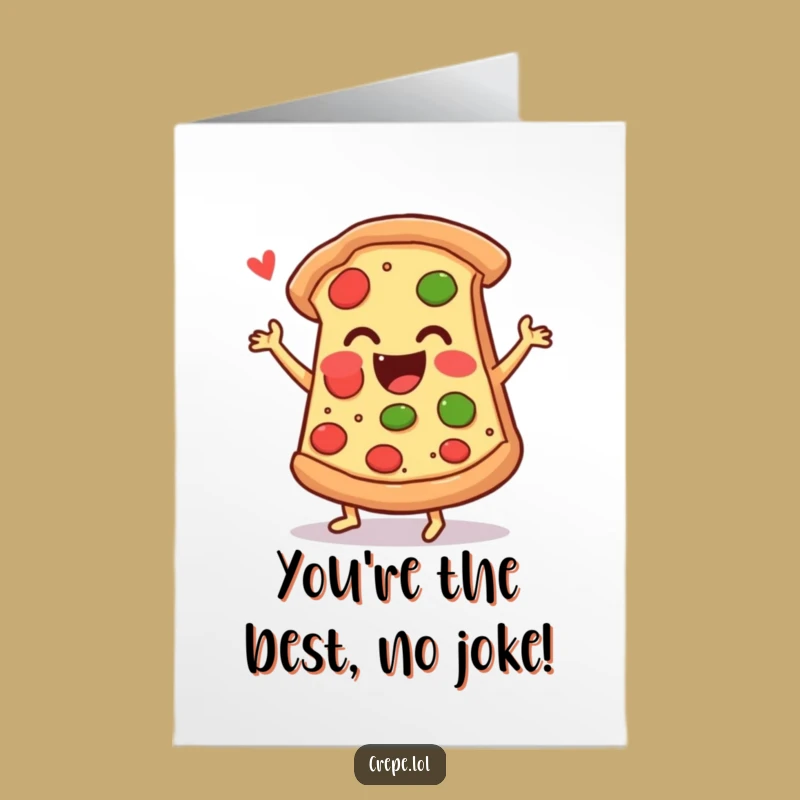 Yummy Free Printable Thank You Card: Pizza Jig - Downloadable Appreciation Gift