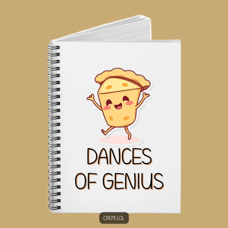 Funny Pie Dance Notebook - Silly Dessert Character Journal