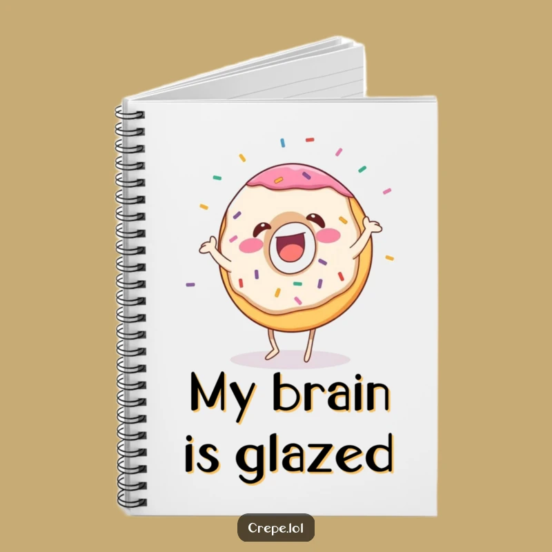 Funny Donut Dance Notebook: Jot Down Ideas with Sweet Humor