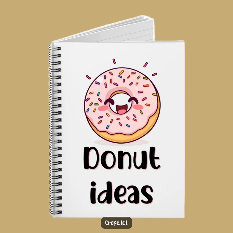 Funny Donut Sprinkles Notebook: Jot Down Ideas with Hilarious Sweetness