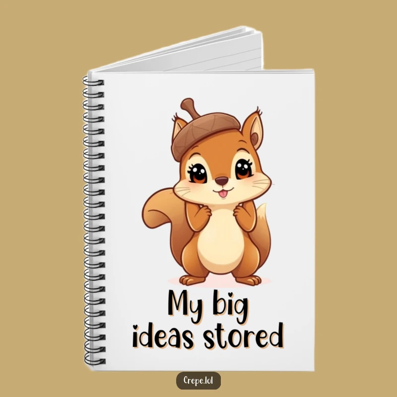 Funny Squirrel Acorn Notebook: Hilarious Nutty Journal