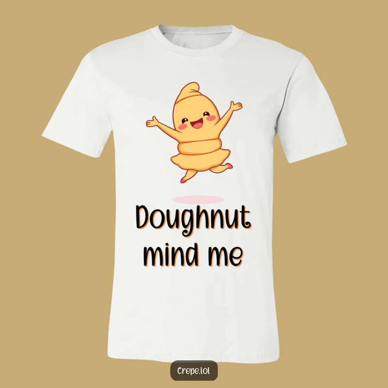 Funny Croissant Pirouette T-Shirt: Joyful Pastry's Dance for a Chic Gift Tee