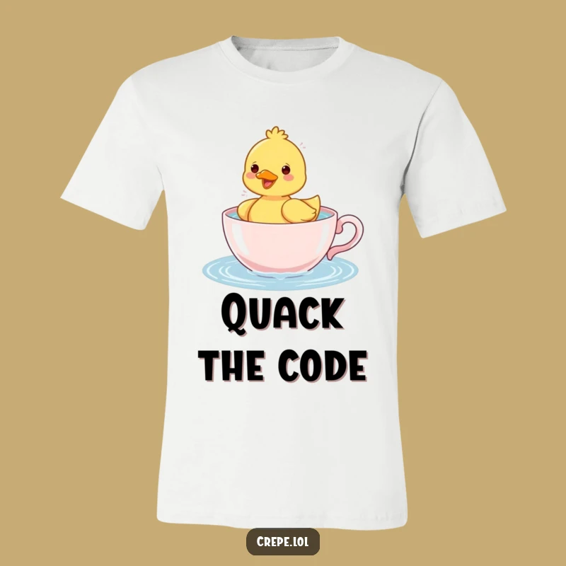Funny Duckling Teacup T-Shirt: Hilarious Splashy Bath Tee