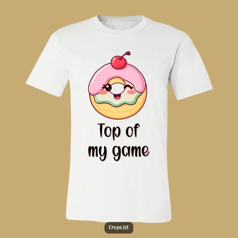 Funny Winking Donut T-Shirt: Hilarious Sweet Apparel for Treat Lover Gift