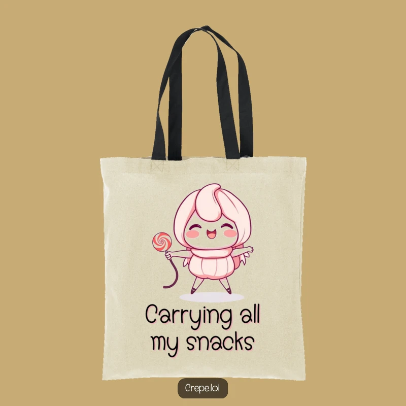 Funny Crepe Jumps Rope Tote Bag: Carry Your Laughs in Style
