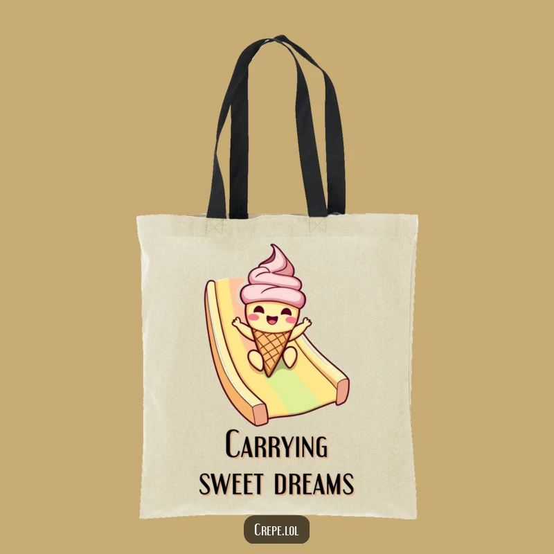 Funny Ice Cream Rainbow Tote Bag: Your Go-To Hilarious Summer Carryall