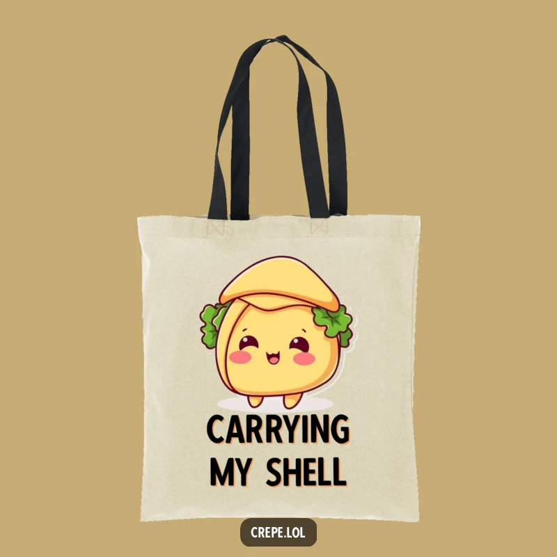 Funny Taco Hat Tip Tote Bag: Carry Your Essentials with Fiesta Fun